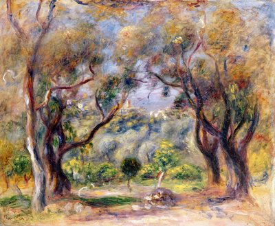 Paesaggio a Cagnes da Pierre Auguste Renoir